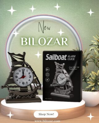 Ship Shaped Alarm Clock and Showpiece