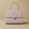 মিনি হ্যান্ডব্যাগ - হালকা গোলাপি Mini Top-Handle Bag for Women - Light Pink